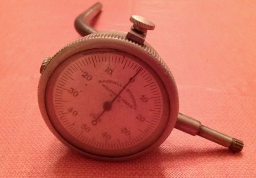 Vintage Randall Stickney Dial Indicator-Waltham, Mass Made in USA-1&#034; 1,000 Gauge