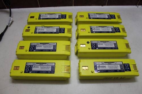 LOT OF 8 BATTERY POWERHEART AED G3