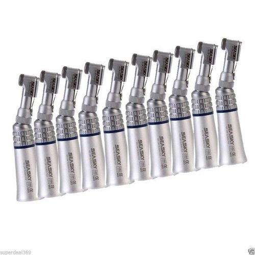 10x Seasky Dental Low Speed Contra Angle E-type Handpiece fit NSK Style Motor