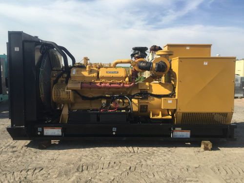 -500 kW Caterpillar Generator, 12 Lead Reconnectable, Skid Mounted, Only 67 H...
