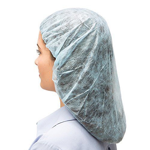 Ammex bc blue bouffant cap, 21&#034; band (case of 1000) new for sale