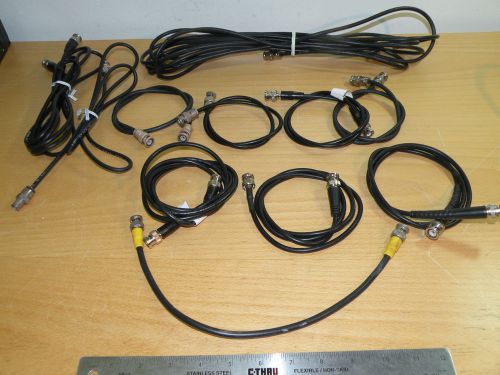 11 Assorted BNC Cables 14&#034;-20&#039;
