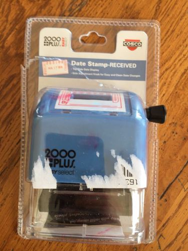 Universal Pre-Inked Message Stamp &#034;Duplicate&#034; - Blue Ink - Refillable