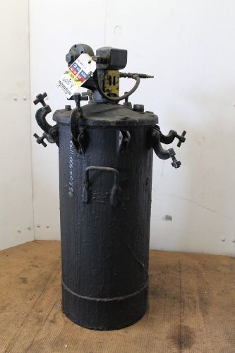 Binks paint pot pressure tank 15 gallon