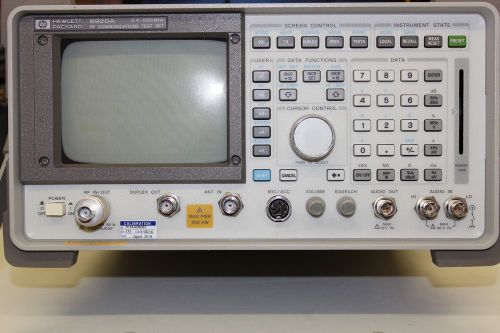 Hp 8920a service monitor test set spectrum analyzer tracking generator for sale