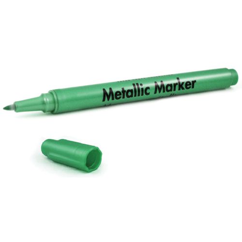 Metallic Permanent Marker .7mm Extra Fine Point-Green Metallic 775749196375
