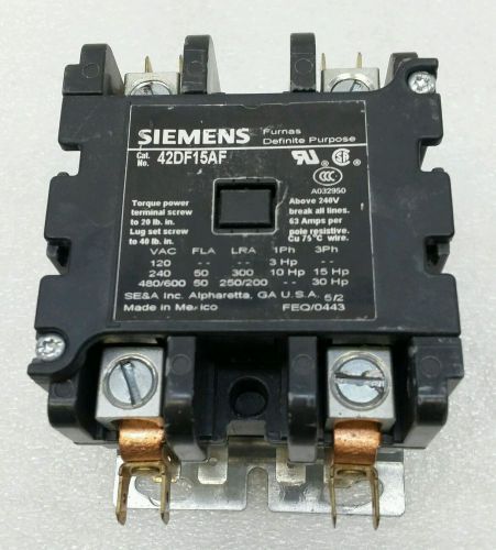 Siemens Furnas DP Contactor, 42DF15AF