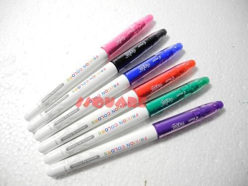 Pilot FriXion Erasable Marker Color Pen 6 Colors Set, SW-FC-S6