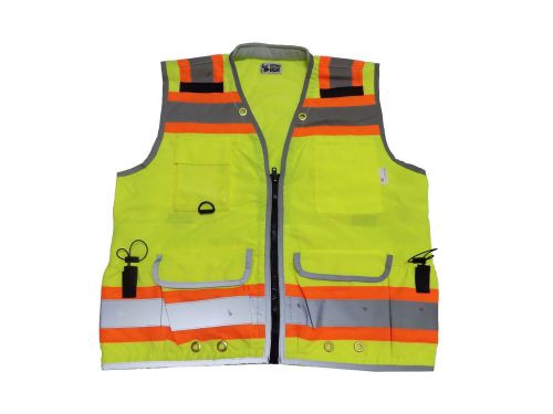 Heavy duty grade setter ansi class 2 safety vest similar to majestic for sale
