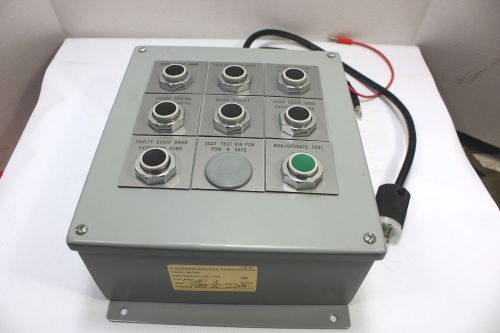 Electronic Power Test Switch Control Box- Volt &amp; Watt Meter Test Rig