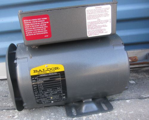 Baldor Industrial Motor 1 1/2 HP 1725 RPM 115V #35Q370R022G1