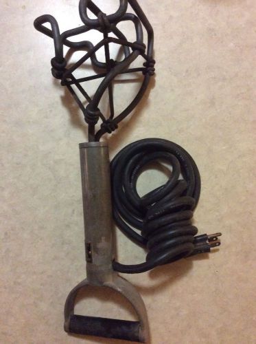 Vintage L &amp; H Electric Brander Iron Model 54 Made In Usa