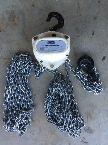 Jet 2 ton manual hoist hand chain with 20&#039; lift  l-100-200-20 102220 for sale