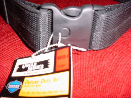 NEW UNCLE MIKES DELUXE DUTY BELT SIZE LARGE 38-42 INCH NYLON 8802-1 PRO-3 BUCKLE