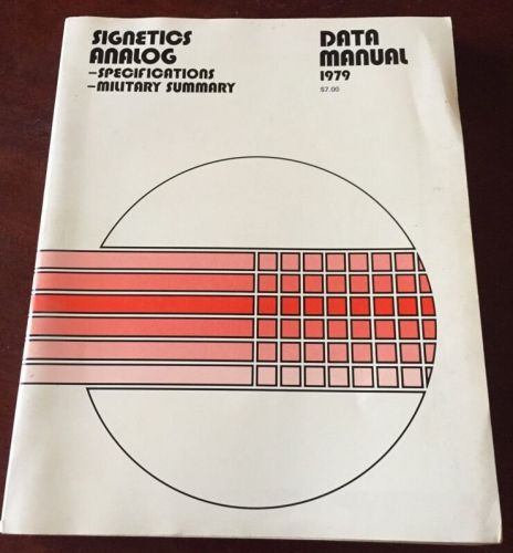 Signetics Analog Specifications Military Data Manual 1979