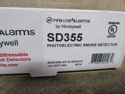SD355 &#034;NEW&#034; FIRE ALARM photoelectric Smoke Detector w/base Fire-Lite FireLite