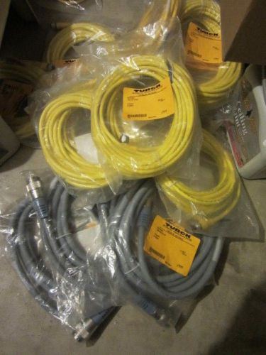 Turck lot of industrial equipment cables for sale
