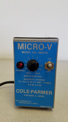 Cole Parmer Micro V Magnetic Stirrer 4805-00