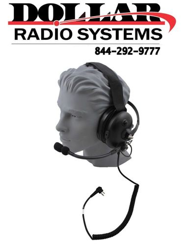 New motorola pmln5277 noise cancelling heavy duty headset for cp200 pr400 radios for sale