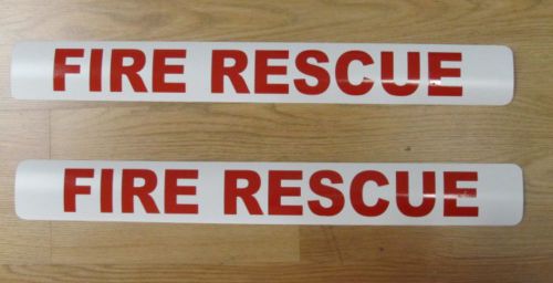 FIRE RESCUE Magnetic Signs 3x24 vehicle Truck Car Van SUV Fire Truck EMS EMT