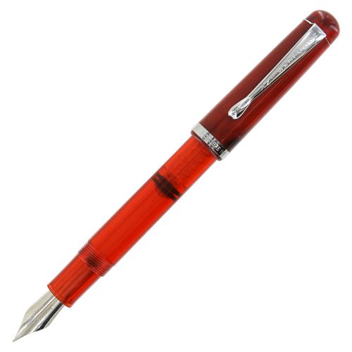 Noodler&#039;s Ink Konrad Flex Nib Cardinal Darkness Piston Fill Fountain Pen