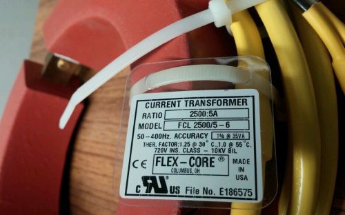 Flex-core fcl2500/5-6 current transformer for sale