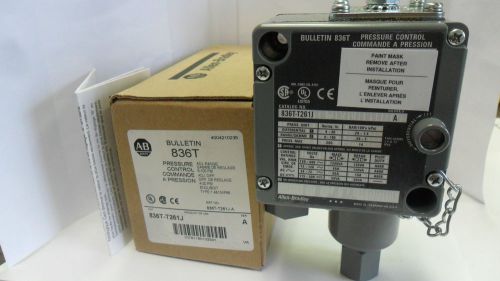 New Allen Bradley 836T-T261J Pressure Control Switch Adjustable 8-100 PSI  NIB