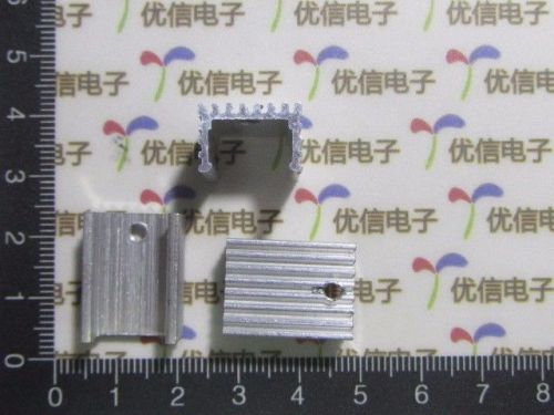 10PCS Silver Aluminum Heatsink 15*10*20MM for TO-220 Transistor