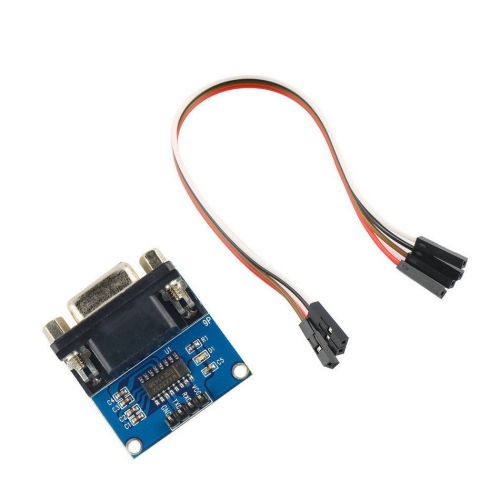 MAX3232 RS232 Serial Port To TTL Converter Module DB9 Connector With Cable EA