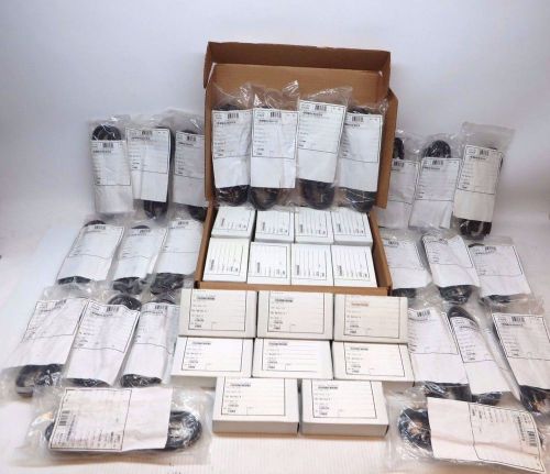 Lot of (24) cisco cp-pwr-cube-3 ac power adapters + oem power cords *new in box* for sale