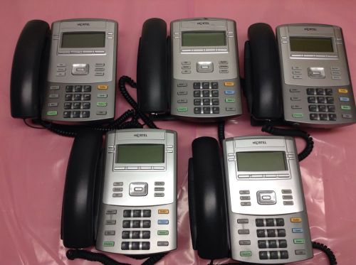 Lot of 5 Nortel Avaya IP 1120E LCD Office Phones NTYS03 220-05-067