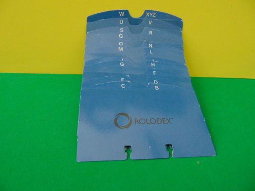 ROLODEX 23 B-Z Guide Index Cards Fits 3&#034; x 5&#034; Cards Great Condition