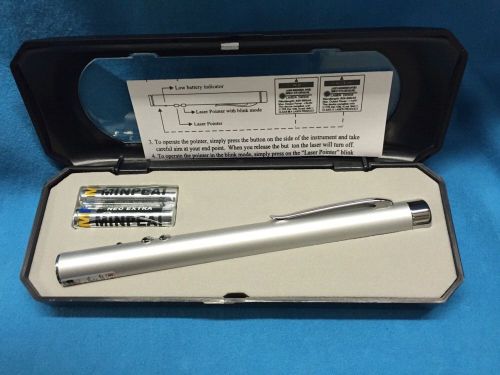 Safina Red Laser Presentation Pointer * 650 NM * Pen-style * With Case * NEW