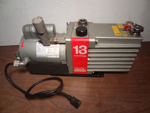 Edwards E2M18 Dual Stage Rotary Vacuum Pump W/ GE 5KC45PG1738T 3/4 HP Motor