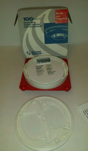 System Sensor 100 Series Direct Wire Smoke Detector with Smart Check Mod 2212