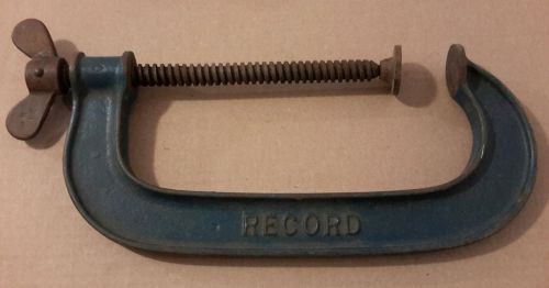 Large vintage Record No.8 clamp in good condition.