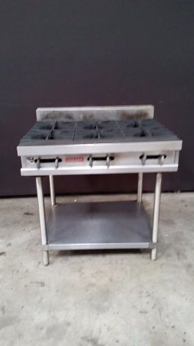 USED Vulcan 6 Burner Stove on Stand