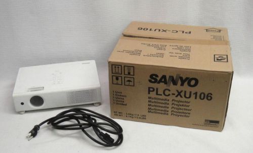Sanyo pro xtrax multiverse media projector plc-xu100 as-is for parts/repair for sale