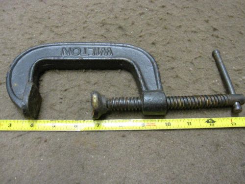 WILTON 540A-4 US MADE FORGED STEEL 4&#034; C CLAMP AIRCRAFT MACHINIST TOOL