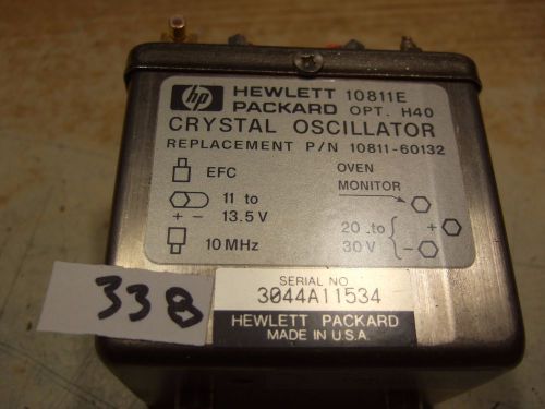OXCO Ovenized Oscillator w/EFC - 10 MHz - HP 10811E 1011-60132  - Untested.