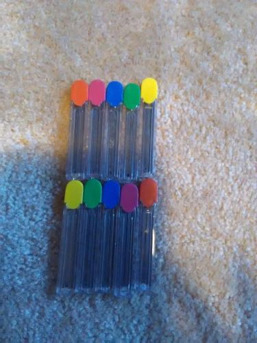 0.5 mm Mechanical pencil leads 10 tubes of 20 black 200 leads