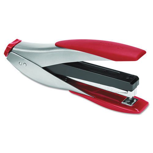 SmartTouch Full Strip Stapler, 25 sheet capacity, Silver/Red