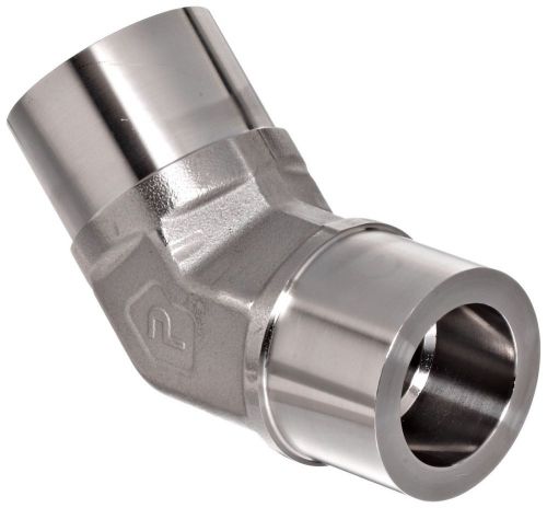 Parker weld-lok 12nw-ss 316 stainless steel 3/4&#034; tube socket weldlok 45° elbow for sale