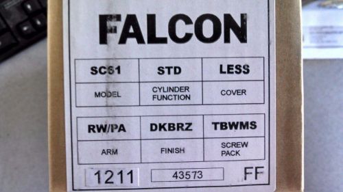 Locksmith doromatic falcon sc61 duro fin door closer will replace norton 1604 for sale
