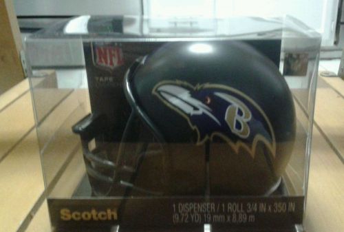 3M NFL Baltimore Ravens Football Helmet Tape Dispenser New