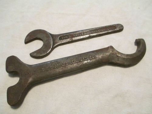2] Vintage 1920-40&#039;s the SHARPLES SEPARATOR Co. Dairy CREAM milk Wrenches Wrench