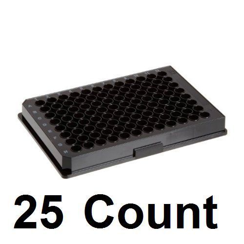 Corning 3993 Polystyrene Flat Bottom 96 Well Half Area Solid Black Microplate