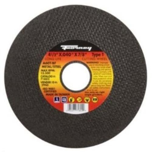 Forney industries 71802 &#034;type 1&#034; steel cut off wheel 4-1/2&#034;x.040 for sale