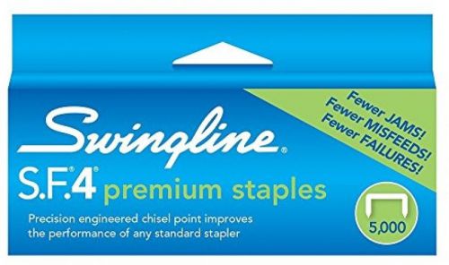 Swingline Staples S7035450, Premium, S.F. 4, 0.25 Inch Length, 210 Per Strip, 2