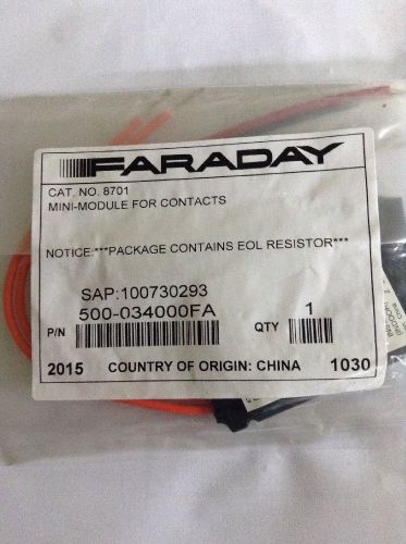 FARADAY 8701 MINI-MODULE FOR CONTACTS. For Faraday And Siemens Fire Alarms